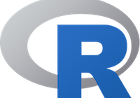 Logo for the R programming language.